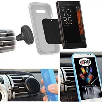 Yayago - Soporte magnético para rejilla de ventilación coche adecuado para Sony Xperia XZ-2/XZ-2 Dual