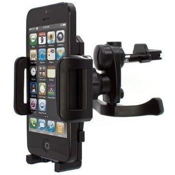mobilefoxÂ® 360Â° Car Cradle for Apple iPhone 3G/ 3GS/ 4/ 4S/ 5/ 5S/ 5C/ 6/ Plus Mounts on Vehicle Ventilation System