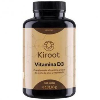 Vitamina D3 Kiroot 360 Perlas