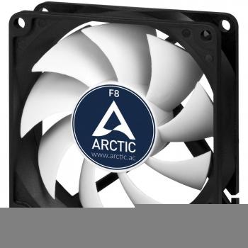 ARCTIC F8 - ventilador caja estándar de 80 mm, extremadamente silencioso, carcasa estándar, posibilidad de instalar en dos direcciones