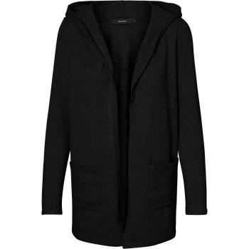Chaqueta de chica Vero Moda 10235948 Negro, Sudadera Doffy Open Hood Cardin Black mujer