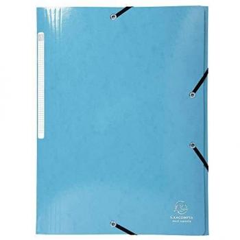 Carpeta con gomas y 3 solapas Maxi Capacity Iderama® 425 g/m2, A4, cartón, color azul claro