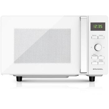 Microondas Digital Grunkel 25L 800W Sin Plato Giratorio con Pantalla LED y 8 Programas