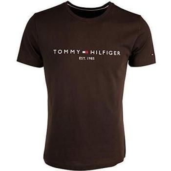 Camiseta Tommy Hilfiger Manga Corta Core con Logo Tee 1985 - Negro