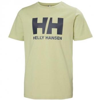 Camiseta Helly Hansen HH Logo manga corta verde matcha infantil 14