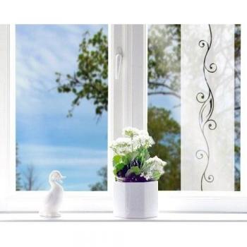 Apalis Vinilo Opaco no.37 Ornament III, Colour:Frosted;Dimensions:160cm x 40cm