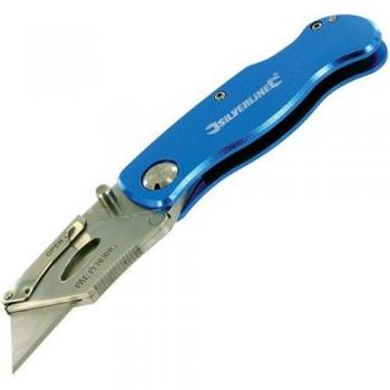 Silverline 290192 - Cúter autoblocante con 10 cuchillas