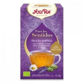 Yogi Tea Para los Sentidos Felices Sueños 20 Bolsitas