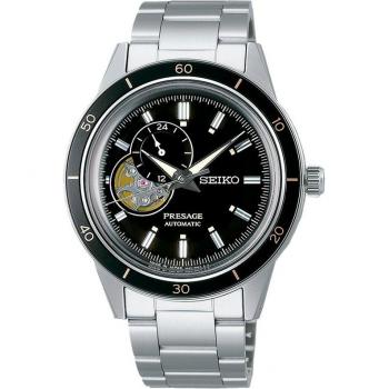 Seiko Presage SSA425J1 - Reloj de hombre automático de acero con correa plateada y diseño elegante