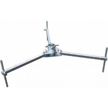 Adjustable Folding Tripod for Lightning Protection - 50mm Diameter (DEHN 105351, DBSKBD50 RA620 STTZN)