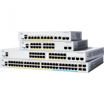 Cisco Catalyst 1300 Managed L2/L3 Gigabit Ethernet Switch with Power over Ethernet (PoE) - 24 Ports, 4x10G SFP+