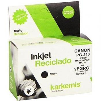 Cartucho de tinta Karkemis reciclado Canon Ink-Jet PG-510XL Negro 13 ml