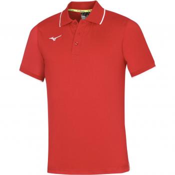 Mizuno Children's Polo Shirt Unisex Red 12 Years