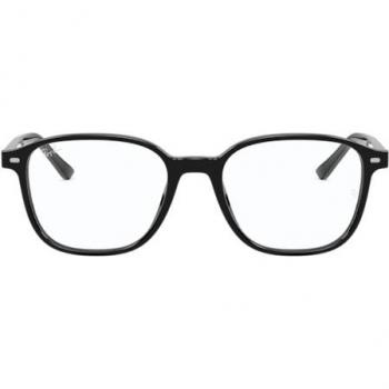Ray-Ban RX5393 Leonard 2000 Men's Eyeglasses Black Size 51 (Frame Only) with Blue Light Block option
