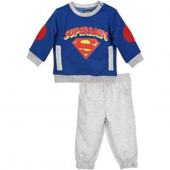 'Superbaby'para bebé, diseño de Superman, color azul y Gris de 6 a 23mois azul Bleu/gris Talla:6 meses