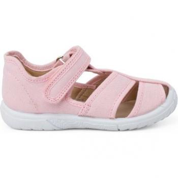 Sandalias cerradas de bebé niño con tira adherente, puntera reforzada y cinta adhesiva