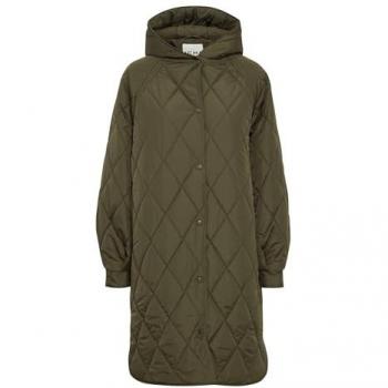 ICHI Women's IHHANSA JA Long Quilted Down Jacket