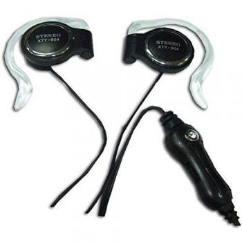 AURICULARES EXTERNOS NEGROS CON MICROFONO