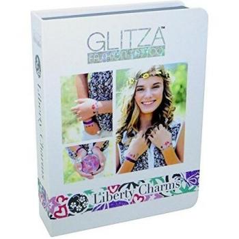 Set de Tatuajes Temporales Glitza Liberty Charms para Niños - Kit Creativo Fashion Tattoo Deluxe