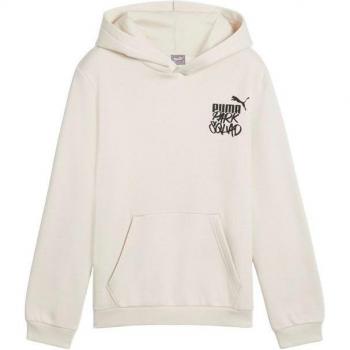 Sudadera Puma Essentials+ Mid 90s Hoodie para niño en color verde oliva