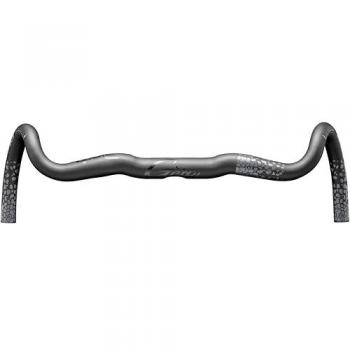 Deda Gera Alloy Gravel Handlebar - 42cm, 24° Rise, Polished Black