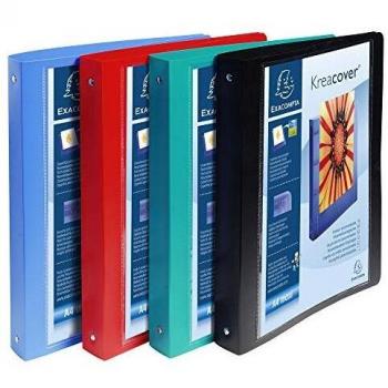 Exacompta 013446 - Carpeta personalizable, A4, multicolor