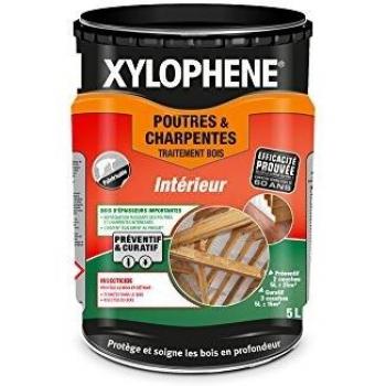 Tratamiento Incoloro para Vigas y Estructuras de Madera - Xylophène - 5L - Insecticida Anti-Termitas