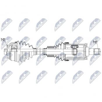 Árbol de transmisión NTY NPW-BM-045 - Alta calidad, compatible y duradero