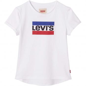 Levi's kids Nn10627 11 Short Sleeve tee-Shirt, Camiseta para Niñas, Marfil