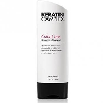 Keratin Complex Color Care Smoothing Shampoo 400ml - Gentle Moisturizing Formula for Colored Hair