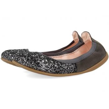 Gioseppo 30434, Bailarinas con Punta Cerrada para Niñas, Gris