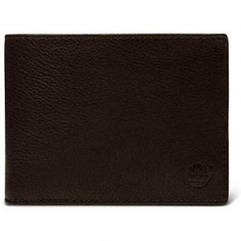 Timberland Kennebunk Large Bifold Wallet with Coin Pocket for Men in Brown