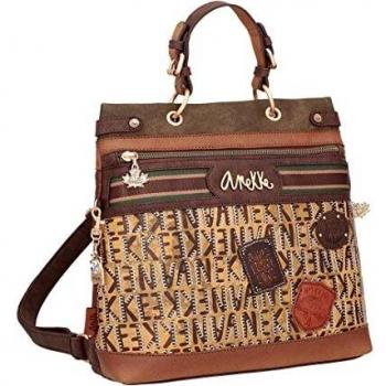 Anekke 35675-204 Mochila logo con bolsillo frontal Urban - 100% PU para: MUJER color: MARRON talla: Talla
