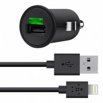 Belkin F8J090BT04-BLK -Cargador de móvil para el Coche para Apple