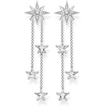 Pendientes de Plata con Estrellas y Circonitas Mágicas Thomas Sabo