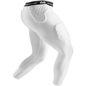 Mallas McDavid Hex Thudd 5 Pad 3/4 Blanco Hombre XL