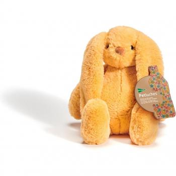 Conejo naranja de peluche sostenible 30 cm