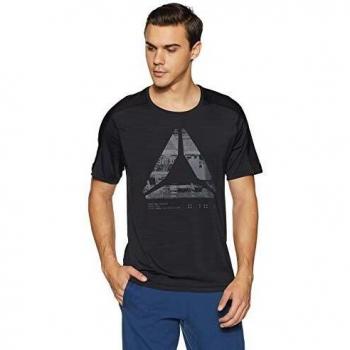 Reebok AC Graphic Move tee Camiseta, Hombre, Negro, S