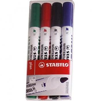 Stabilo Plan – de 4 rotuladores de borrado en seco – Surtido