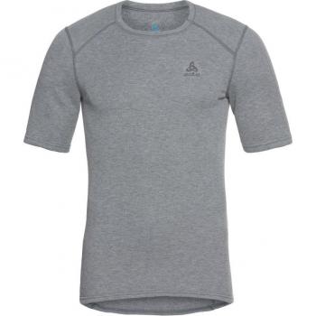 Camiseta térmica de manga corta Odlo Active Warm Eco para hombre en color gris, talla XXL