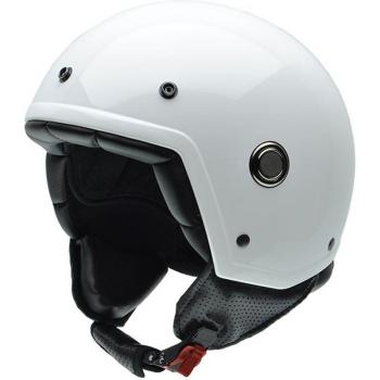 NZI 050271G442 Tonup White Casco de Moto, Blanco, Talla 57