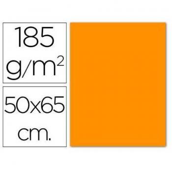 Cartulina Guarro naranja 500 x 650 mm de 185 g/m2