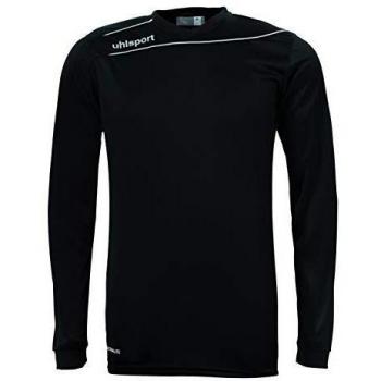 uhlsport Stream 3.0 Ml Camiseta De Juego Manga Larga, Hombre, Negro/Blanco, XXXL