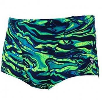 TYR Miramar Performance - Bañador para Hombre, Hombre, Traje de baño Completo, STMIR7 487 38, Azul/Verde, 48