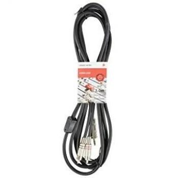 Chord Electronics 190.019UK audio cable 3 m 3.5mm TRS 2 x RCA Black