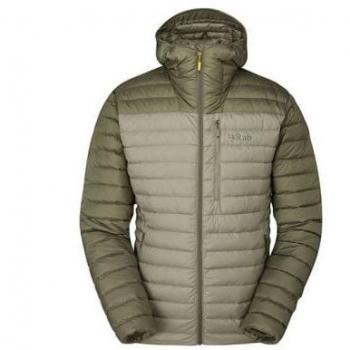 Rab Microlight Alpine Men's Down Jacket - Light Khaki/Stone, Size S