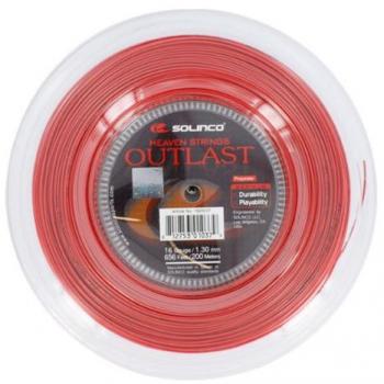 Solinco Outlast 16g Red Tennis String Reel (200m)