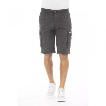 Baldinini Trend Black Cotton Short - W38