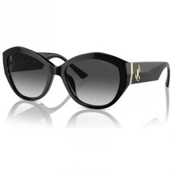 Jimmy Choo JC5013U Col. 50008G Stylish Sunglasses with Grey Gradient Lenses, Black Unisex, Size: 55 MM