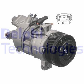 Compresor de Aire Acondicionado Delphi para BMW Serie 1 y Serie 3